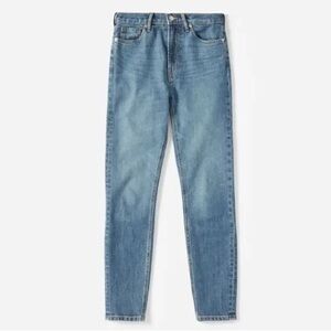 Everlane High Rise Classic Ankle Jean Vintage Light Wash Blue Size 30